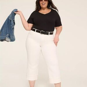 🖤 NWOT Lane Bryant Perfect Sleeve V-Neck Tee – Black 🖤